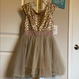 Cream colored Deb homecoming dress